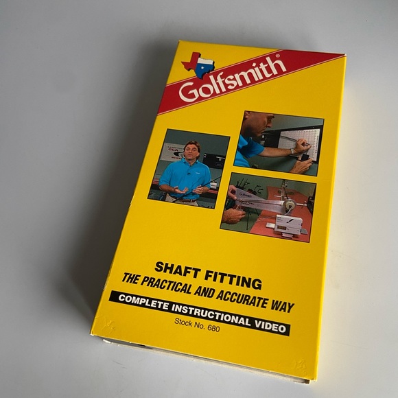 Golfsmith Golf Club Shaft Fitting VHS - Picture 1 of 12